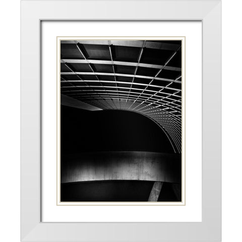 Toronto City Hall No 10 White Modern Wood Framed Art Print with Double Matting by Carson, Brian