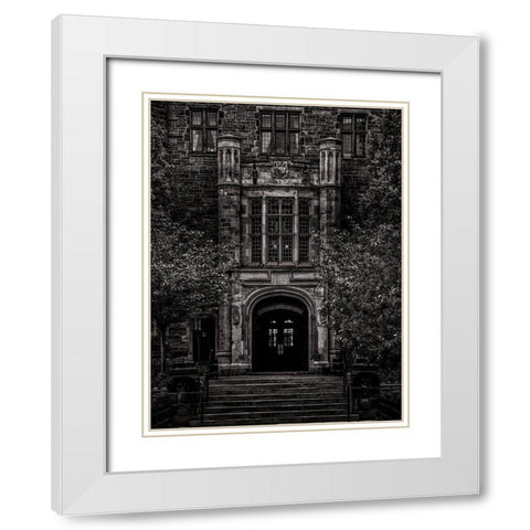 Trinity College Campus Toronto White Modern Wood Framed Art Print with Double Matting by Carson, Brian