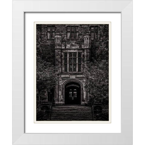 Trinity College Campus Toronto White Modern Wood Framed Art Print with Double Matting by Carson, Brian