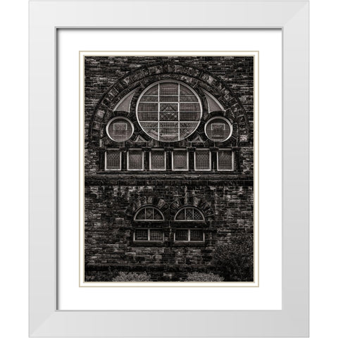 Trinity St Pauls Church No 2 White Modern Wood Framed Art Print with Double Matting by Carson, Brian