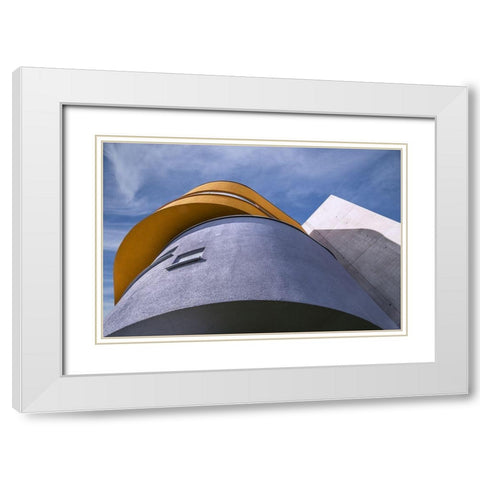 Wall house 06 White Modern Wood Framed Art Print with Double Matting by Luycx, Theo