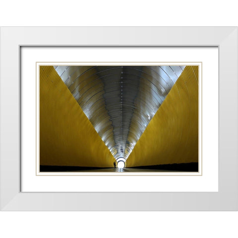 the musician White Modern Wood Framed Art Print with Double Matting by Lenzen, Klaus