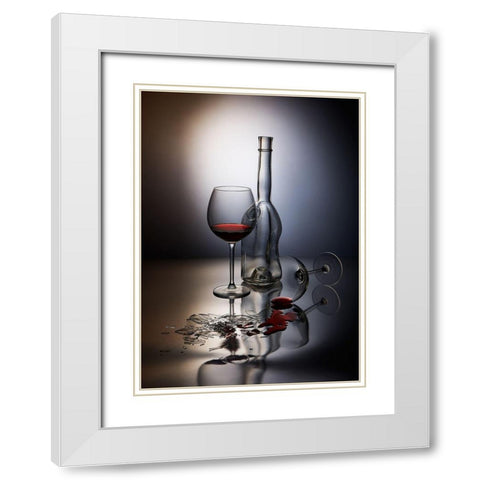 Forget the White Modern Wood Framed Art Print with Double Matting by Batenko, Dmitriy