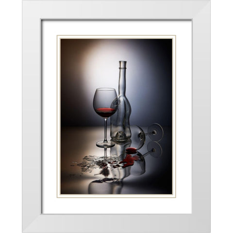 Forget the White Modern Wood Framed Art Print with Double Matting by Batenko, Dmitriy