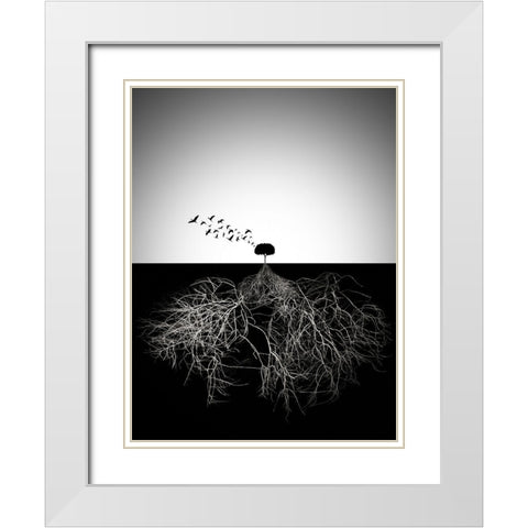 Do not judge according to appearance White Modern Wood Framed Art Print with Double Matting by Arslanian, Souren
