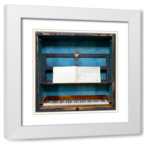 music box White Modern Wood Framed Art Print with Double Matting by Nasuh, Dirim