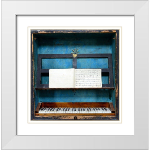 music box White Modern Wood Framed Art Print with Double Matting by Nasuh, Dirim