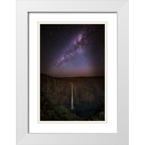 Soul Vacation II White Modern Wood Framed Art Print with Double Matting by Harrison-Hill, Tracey