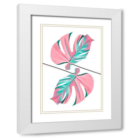 Ying Yang 06 White Modern Wood Framed Art Print with Double Matting by Artographie Studio