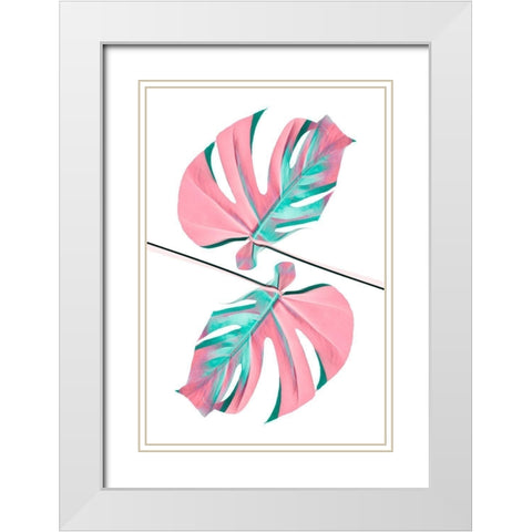 Ying Yang 06 White Modern Wood Framed Art Print with Double Matting by Artographie Studio