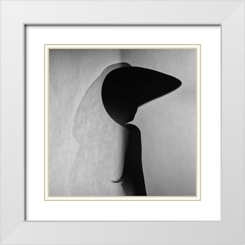 Chinese Paper Theater White Modern Wood Framed Art Print with Double Matting by Patrascan, gabriela