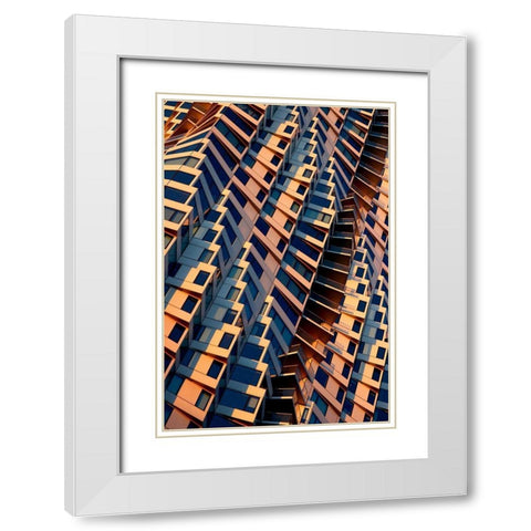 The Light before the Storm White Modern Wood Framed Art Print with Double Matting by Wechsler, Robin