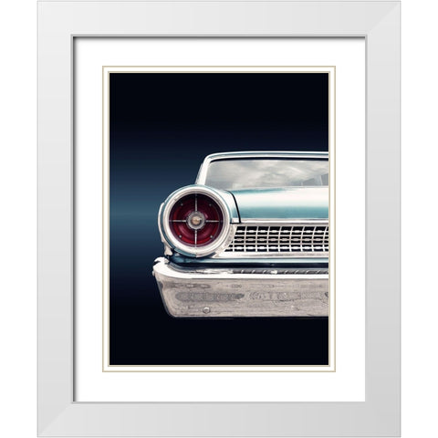 US classic car 1963 Galaxie White Modern Wood Framed Art Print with Double Matting by Gube, Beate