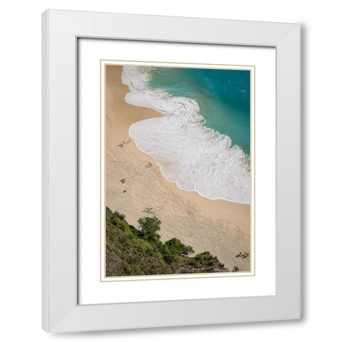 Ocean Dessert White Modern Wood Framed Art Print with Double Matting by Puji Anggriawan, Prianto
