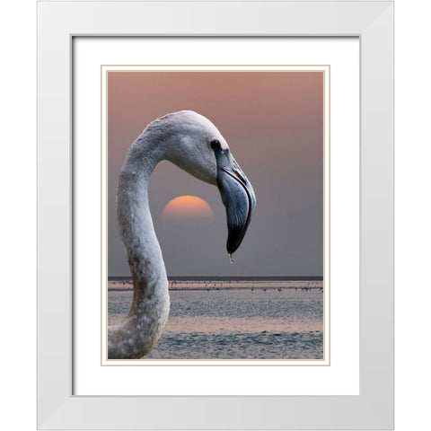 This is my world White Modern Wood Framed Art Print with Double Matting by Guillemot, Mathilde