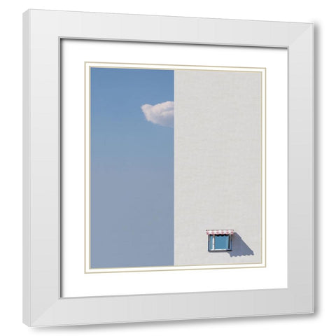 Incoming weather White Modern Wood Framed Art Print with Double Matting by Cederberg, Marcus
