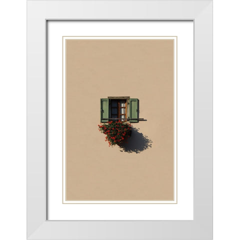 Green fingers White Modern Wood Framed Art Print with Double Matting by Cederberg, Marcus