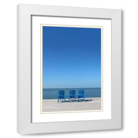 Florida Keys White Modern Wood Framed Art Print with Double Matting by Cederberg, Marcus
