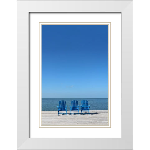 Florida Keys White Modern Wood Framed Art Print with Double Matting by Cederberg, Marcus