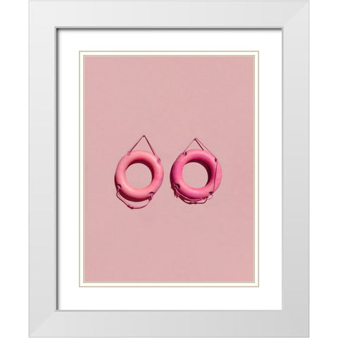 You jump I jump White Modern Wood Framed Art Print with Double Matting by Cederberg, Marcus