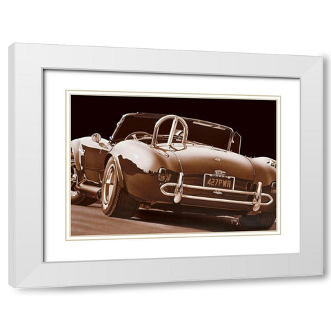 427 PW White Modern Wood Framed Art Print with Double Matting by Tempier, Guy