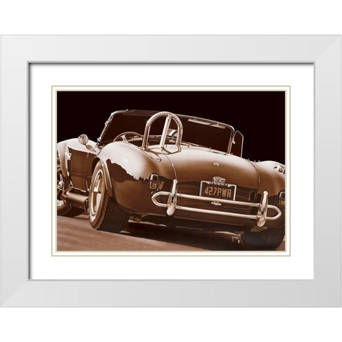 427 PW White Modern Wood Framed Art Print with Double Matting by Tempier, Guy