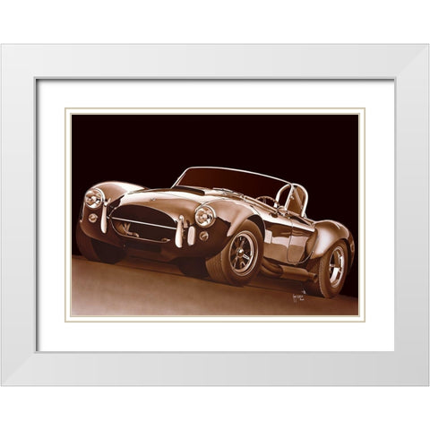 427 Under the Light White Modern Wood Framed Art Print with Double Matting by Tempier, Guy