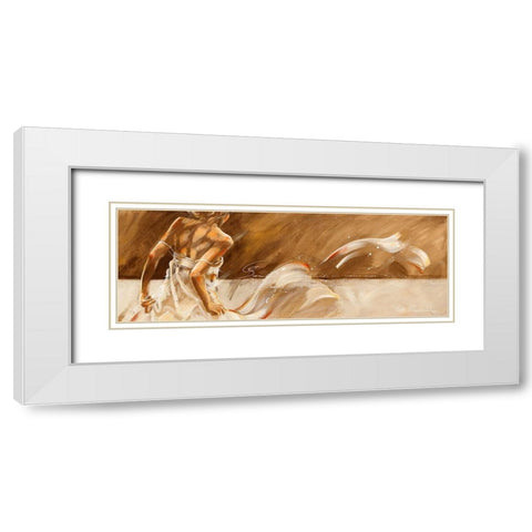 Summer Dress White Modern Wood Framed Art Print with Double Matting by Meijering, Kitty