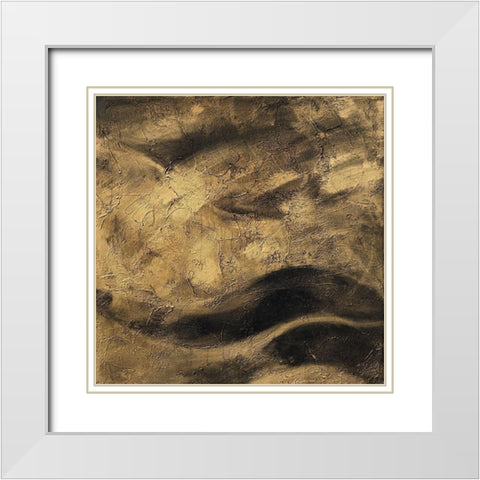 Toros IV White Modern Wood Framed Art Print with Double Matting by Panasenko, Inna