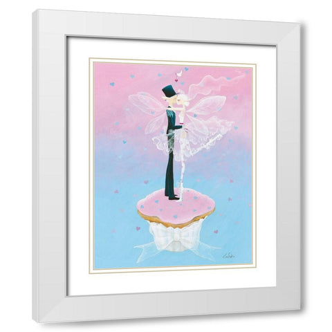 Wedding Day White Modern Wood Framed Art Print with Double Matting by McFaul, Lorrie