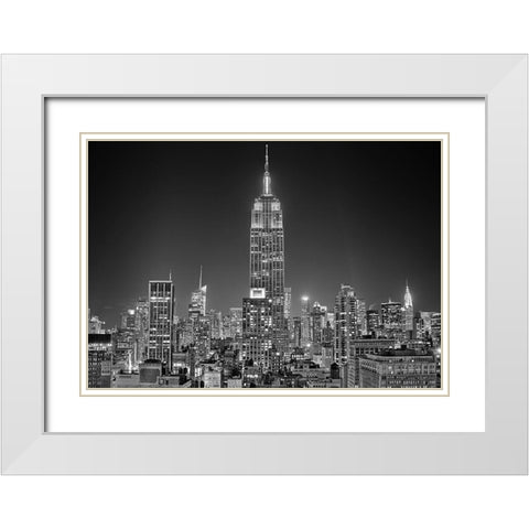 230 5th Avenue White Modern Wood Framed Art Print with Double Matting by Terrible, Aurelien