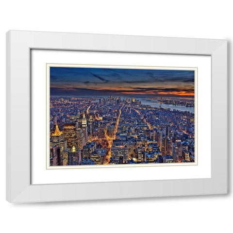 Gilded Fifth White Modern Wood Framed Art Print with Double Matting by Terrible, Aurelien