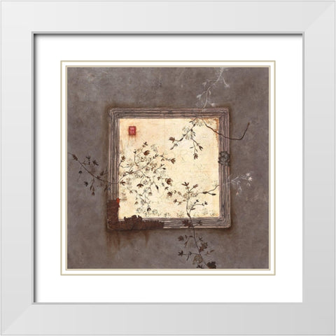 Dag Bloemsen White Modern Wood Framed Art Print with Double Matting by Thiry, Diana