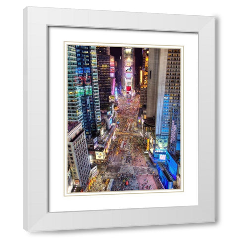 Renaissance White Modern Wood Framed Art Print with Double Matting by Terrible, Aurelien