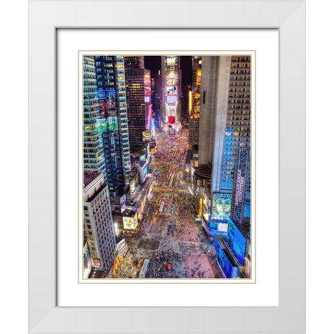 Renaissance White Modern Wood Framed Art Print with Double Matting by Terrible, Aurelien