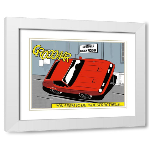 You seem to be White Modern Wood Framed Art Print with Double Matting by Strapelias - PR, Pierre