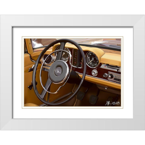 280 SL White Modern Wood Framed Art Print with Double Matting by Strapelias - PR, Pierre