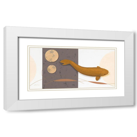 Chaggy White Modern Wood Framed Art Print with Double Matting by Gruhn, Nicole