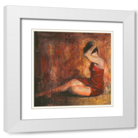 Tollerante White Modern Wood Framed Art Print with Double Matting by van den Bogerd, Escha