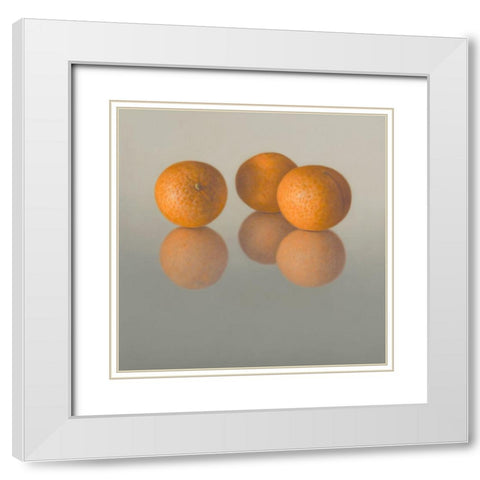 IIDK1262 White Modern Wood Framed Art Print with Double Matting by Delaer