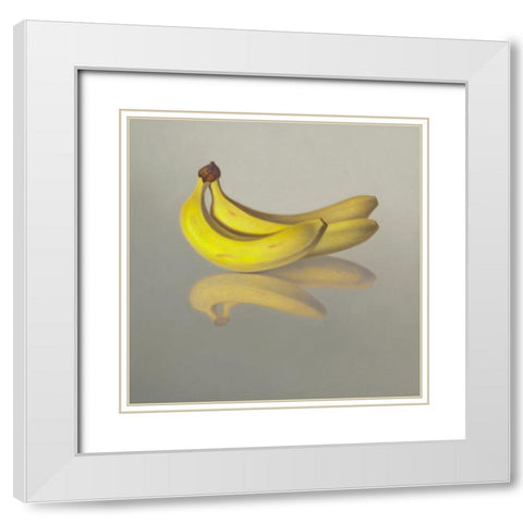 IIDKI1260 White Modern Wood Framed Art Print with Double Matting by Delaer