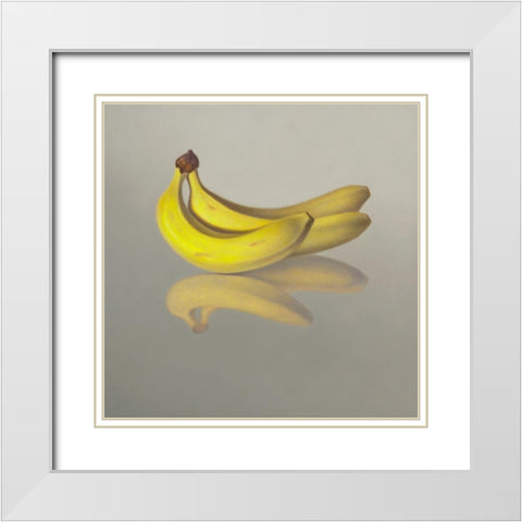 IIDKI1260 White Modern Wood Framed Art Print with Double Matting by Delaer