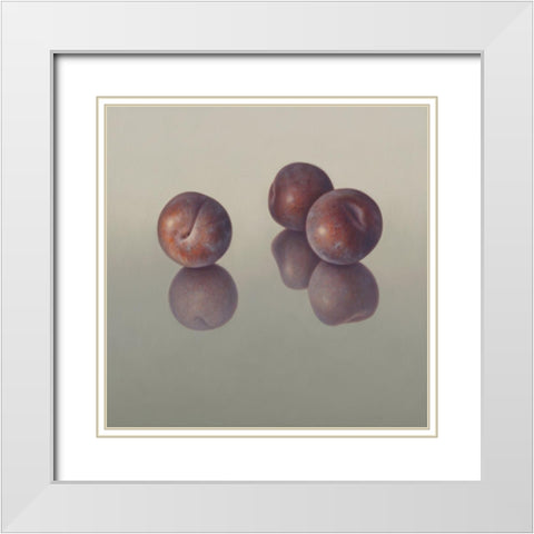 IIDKI1261 White Modern Wood Framed Art Print with Double Matting by Delaer