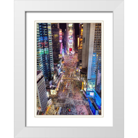 Renaissance White Modern Wood Framed Art Print with Double Matting by Terrible, Aurelien