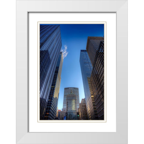 Sky Race (color) White Modern Wood Framed Art Print with Double Matting by Terrible, Aurelien
