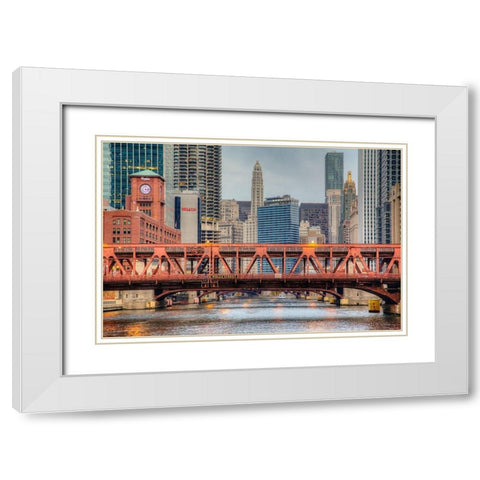 Almost Venice White Modern Wood Framed Art Print with Double Matting by Terrible, Aurelien