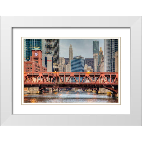 Almost Venice White Modern Wood Framed Art Print with Double Matting by Terrible, Aurelien