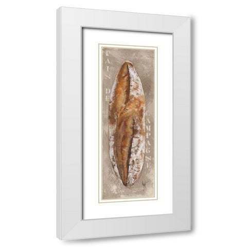 Pain de campagne White Modern Wood Framed Art Print with Double Matting by Defontenay, Elodie