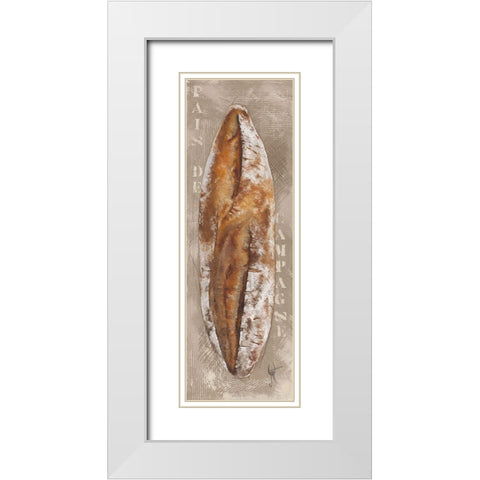 Pain de campagne White Modern Wood Framed Art Print with Double Matting by Defontenay, Elodie