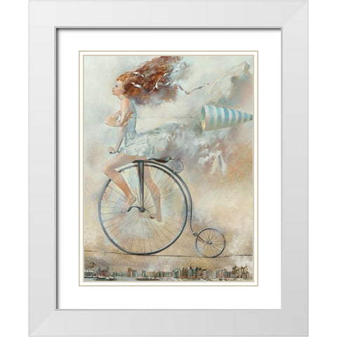 Vent White Modern Wood Framed Art Print with Double Matting by Tchoubakov, Oleg
